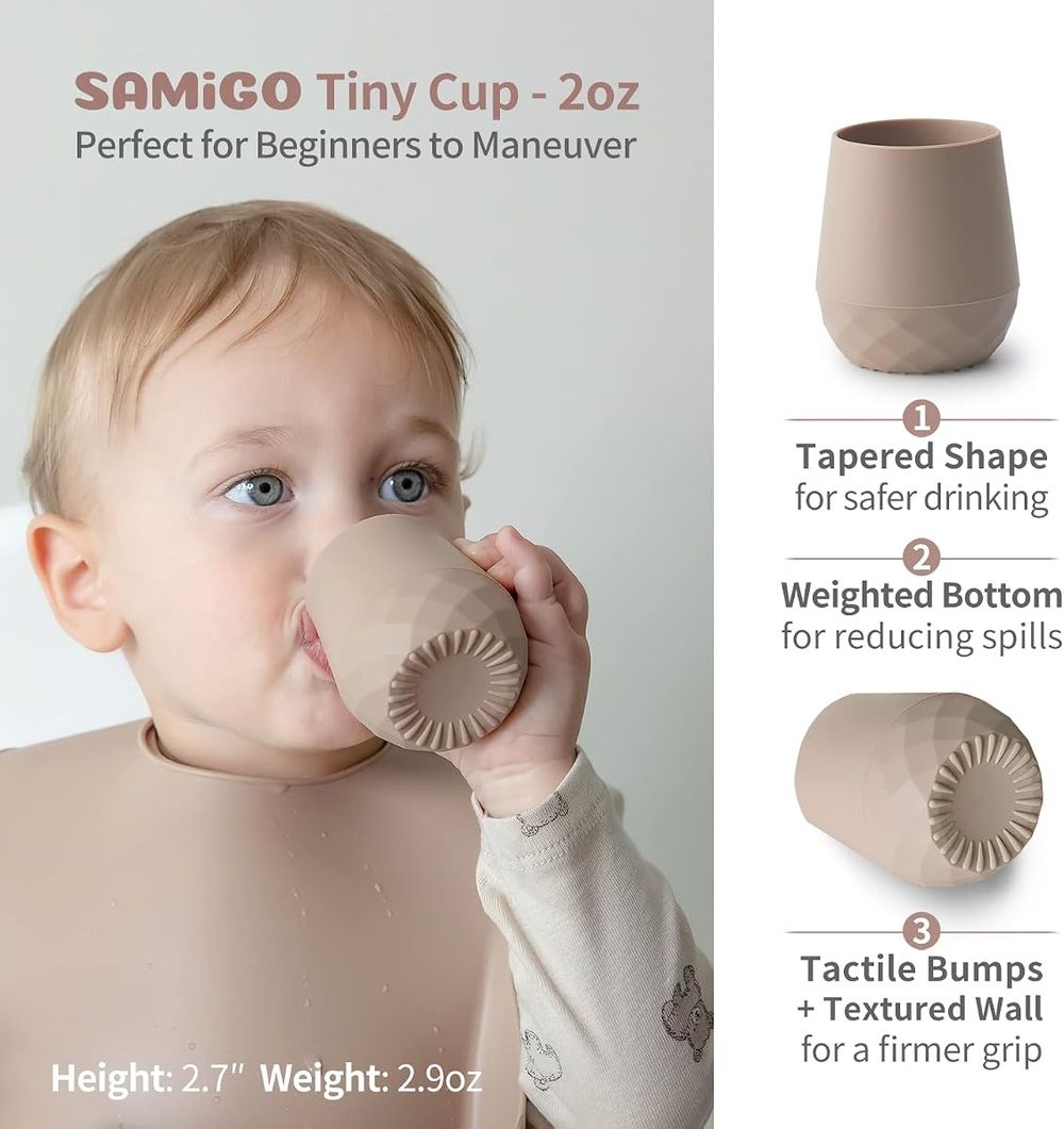 Tiny silicone open cups, 2 oz, 2-pack photo 2